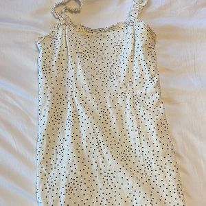 White linen Urban Outfitters dress